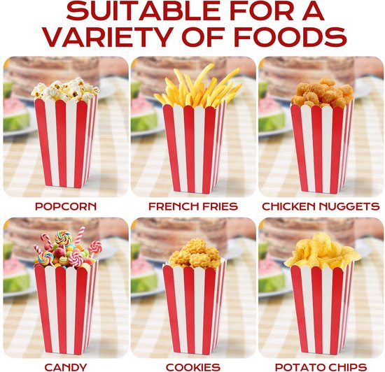 30 Stuks Popcorn Dozen voor Feestelijke Snacks — afbeelding 3