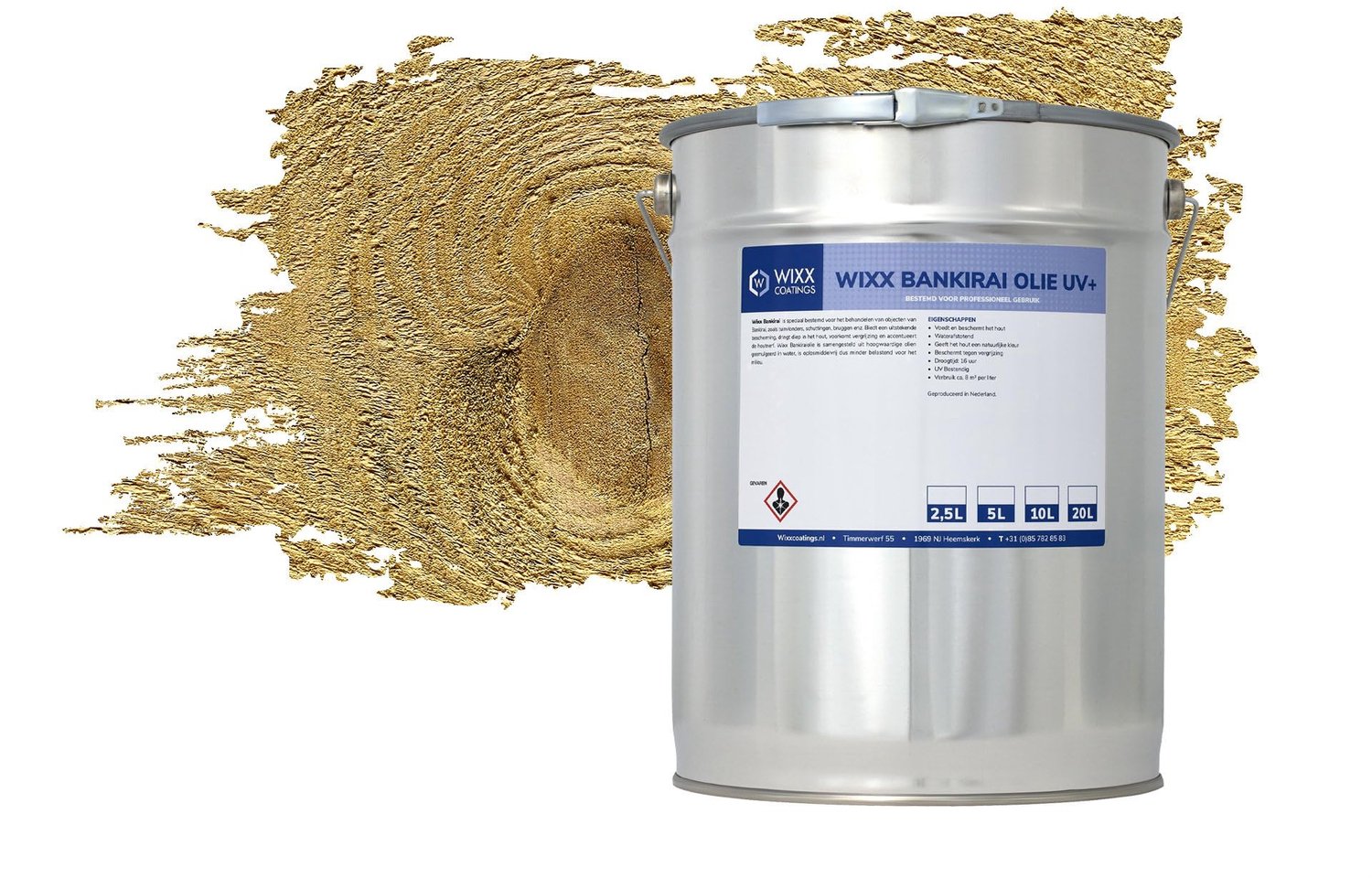 Bankirai Olie UV+ - 10L - Blank