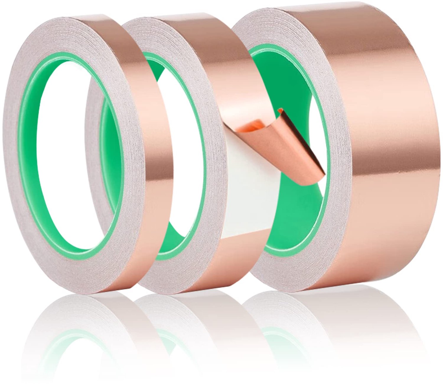 Set van 3 Copper Foil Tapes voor Elektrisch Gebruik