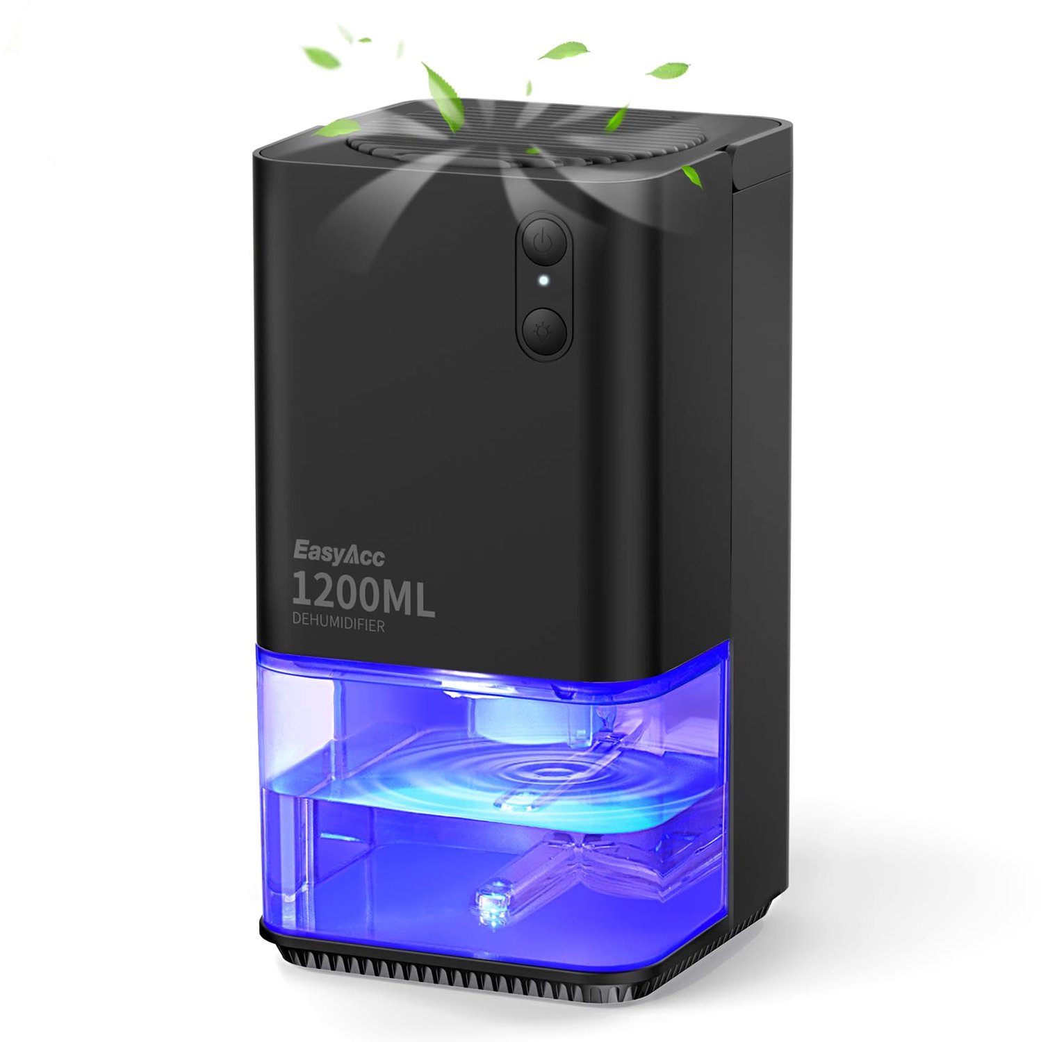 Compacte 1200ML Ontvochtiger met LED en Automatische Uitschakeling