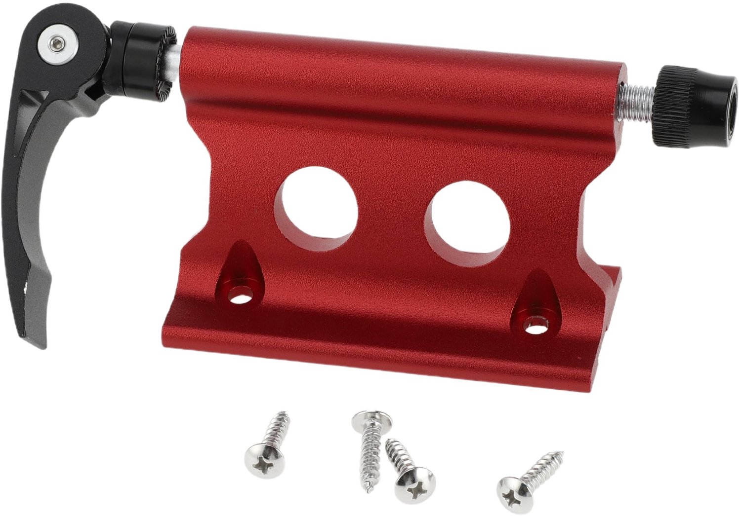 Fietsvorkhouder Snelontgrendeling - Aluminiumlegering - 6,5 mm / 20 mm - Ergonomisch Ontwerp - Robuuste Klemconstructie - Rood - Fietshouder