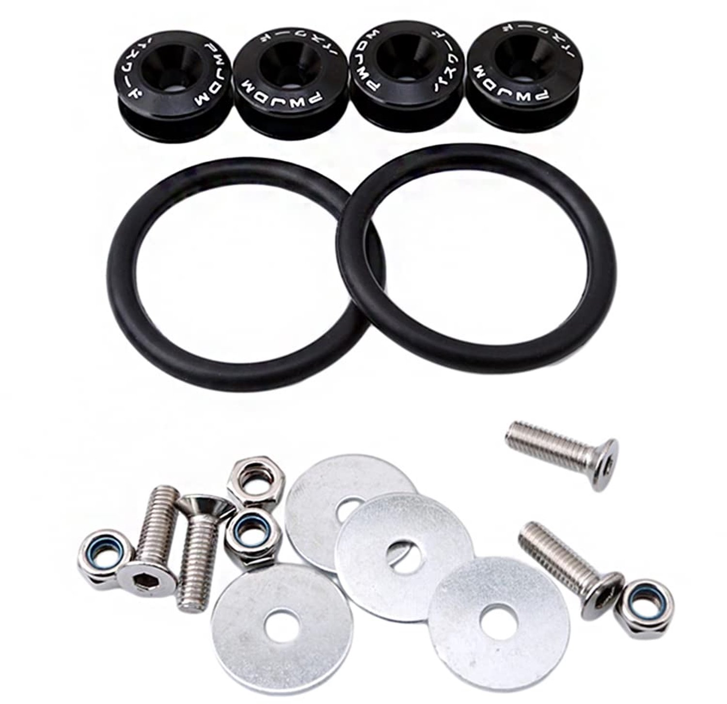Bevestigingsmiddelen 8 Pack - Aluminium Bouten - Schroeven - Motor Decoratie - Duurzaam - Hoogwaardige Afwerking