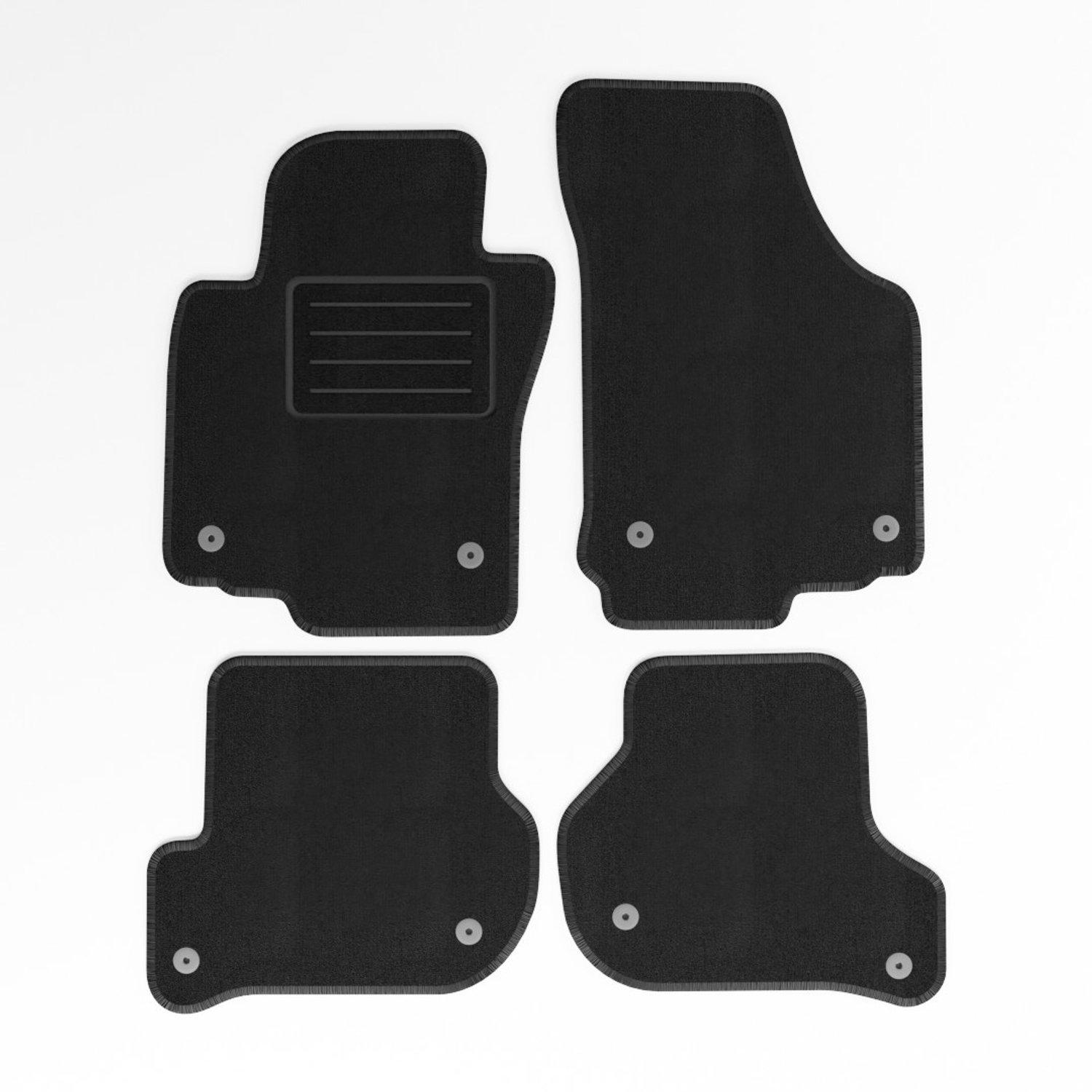 Mats4all | Naaldvilt automatten passend voor Skoda Octavia 2008-2012 | Antislip | Met versterking | 4-delig | Automatten | Mattenset