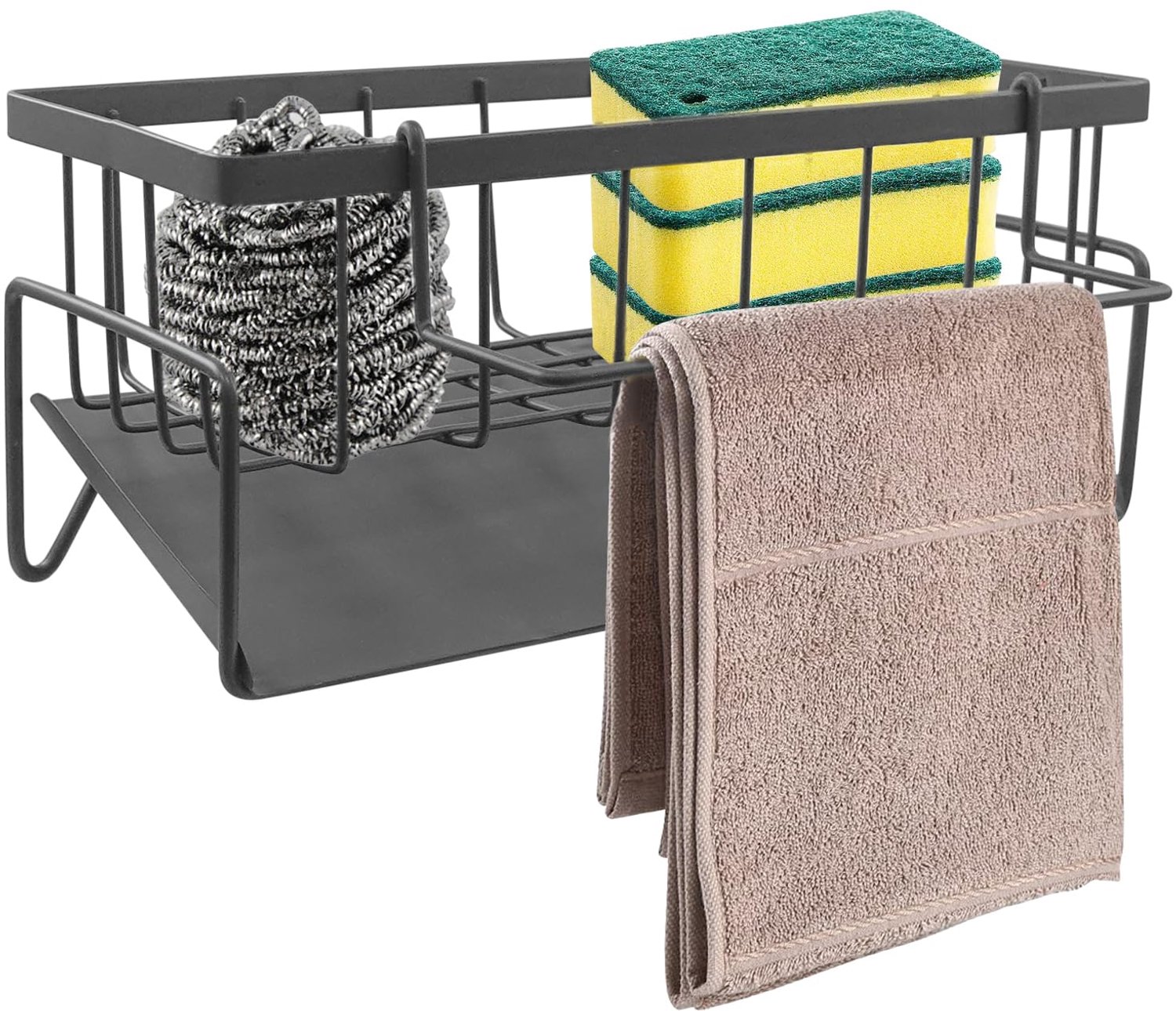 Multifunctionele Keuken Gootsteenorganizer met Afdruipbak