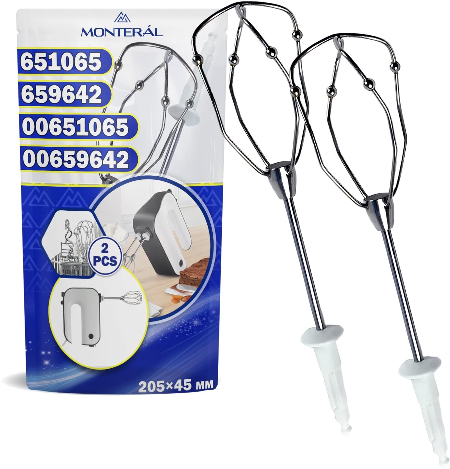 Set van 2 Accessoires voor Handmixer