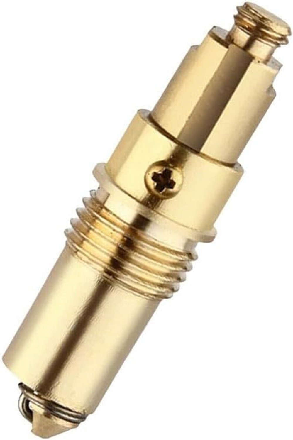 Vervangende wastafelafvoer - Klik systeem met messing plug - 2 stuks