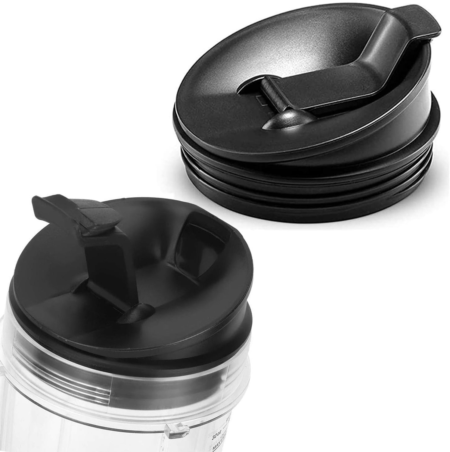 Vervangende Lids voor Nutri Ninja Blender - 2 Stuks Flip Top
