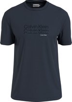 T-shirt  Triple Logo Calvin Navy (K10K108835 - DW4)