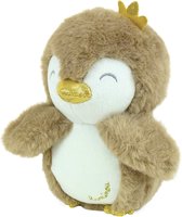 Jemini Knuffel Luminou Pinguin Lichtgevend 14 Cm Pluche Taupe