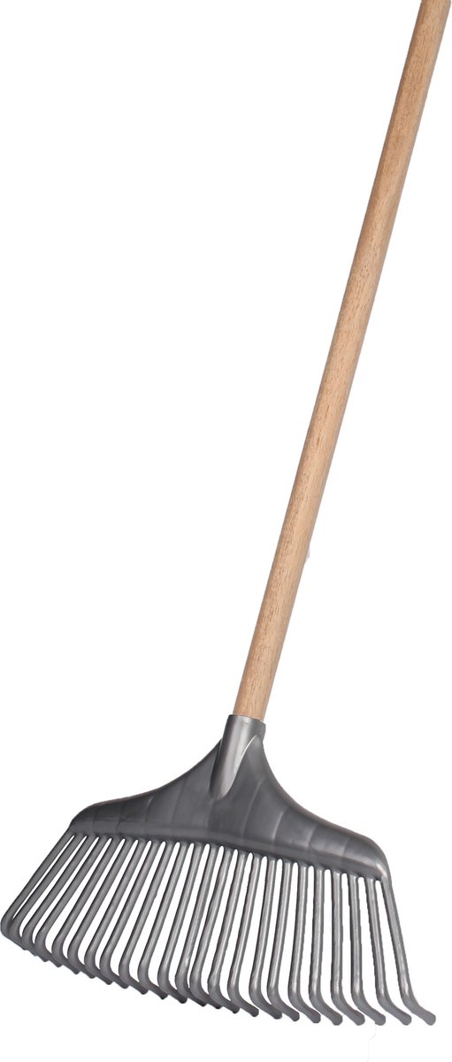 Talen Tools Râteau à feuilles - Plastique - Manche en frêne - 130 cm
