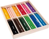 Edu Jumbo kleurpotlood, diverse kleuren, dikte 10 mm, vulling 6,25 mm, 12x12 stuk/ 1 doos