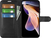 Xiaomi Redmi Note 11 Pro 5G Hoesje - Mobigear - Classic Serie - Kunstlederen Bookcase - Zwart - Hoesje Geschikt Voor Xiaomi Redmi Note 11 Pro 5G