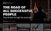 Walljar - The road of all successful people - Muurdecoratie - Poster