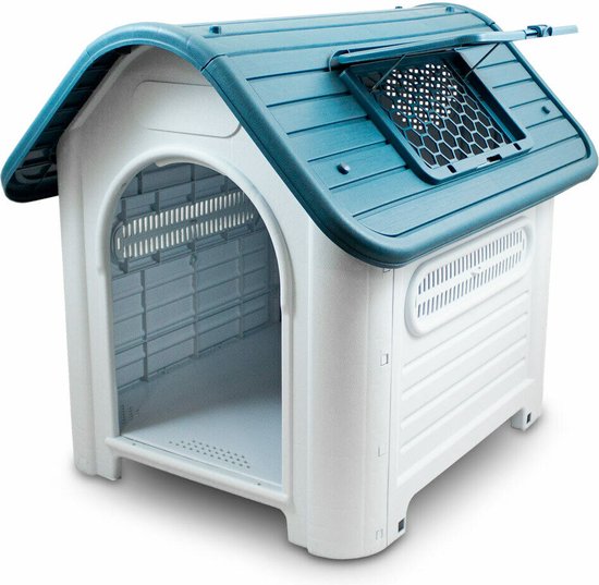 PVC Hondenhok - Maat L - Incl. dakluik