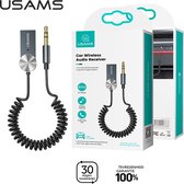 USAMS - Wireless Audio receiver – Carkit – Aux BT 5.0 – auto accessoires – 3.5mm aux – Handsfree bellen en muziek luisteren