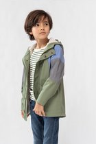 Sissy-Boy - Groene colorblock regenjas