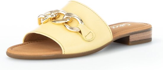 Gabor -Dames -  geel - slippers & muiltjes - maat 38