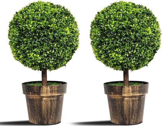 BESPORTBLE 2 stuks buxusbollen decoratieve bonsai decoratieve