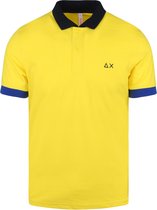 Sun68 - Polo Geel - Modern-fit - Heren Poloshirt Maat XXL