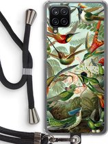 Case Company® - Samsung Galaxy A12 hoesje met Koord - Haeckel Trochilidae - Telefoonhoesje met Zwart Koord - Bescherming aan alle Kanten en Over de Schermrand