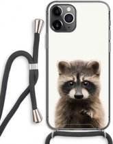 Case Company® - iPhone 11 Pro hoesje met Koord - Rocco - Telefoonhoesje met Zwart Koord - Extra Bescherming aan alle Kanten en Over de Schermrand