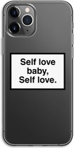 Case Company® - iPhone 11 Pro hoesje - Self love - Soft Cover Telefoonhoesje - Bescherming aan alle Kanten en Schermrand