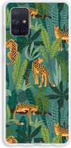 Case Company® - Samsung Galaxy A71 hoesje - Luipaard 2 - Soft Cover Telefoonhoesje - Bescherming aan alle Kanten en Schermrand