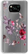 Case Company® - Poco X3 Pro hoesje - Mooie bloemen - Soft Cover Telefoonhoesje - Bescherming aan alle Kanten en Schermrand
