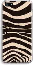Case Company® - iPhone 5 / 5S / SE (2016) hoesje - Arizona Zebra - Soft Cover Telefoonhoesje - Bescherming aan alle Kanten en Schermrand