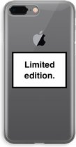 Case Company® - iPhone 8 Plus hoesje - Limited edition - Soft Cover Telefoonhoesje - Bescherming aan alle Kanten en Schermrand