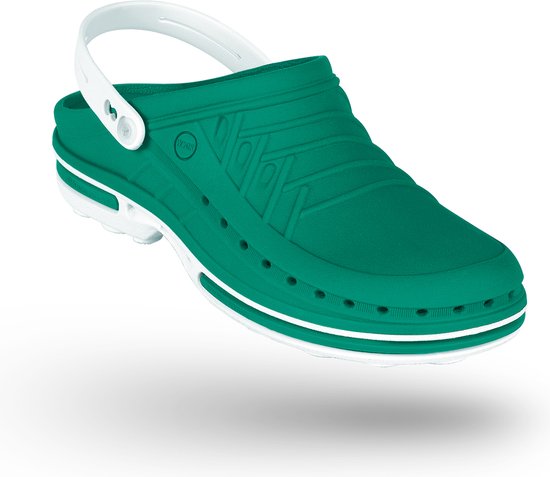 WOCK Care Clogs Clog 2564-06 Vert / Wit - Taille 38/39