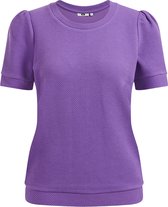 WE Fashion Dames sweat T-shirt met structuur