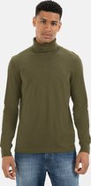 camel active Turtleneck shirt met lange mouwen in biologisch katoen