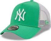 New Era New York Yankees Tonal Mesh Green A-Frame Trucker Cap