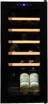 Vinata Wijnklimaatkast met vol glazen deur - 18 Flessen
