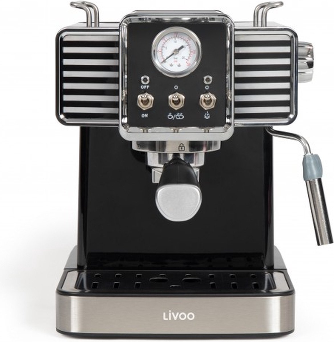 Lijm stroomkring afstuderen Livoo DOD174N koffiezetapparaat Half automatisch Espressomachine 1,5 l |  bol.com