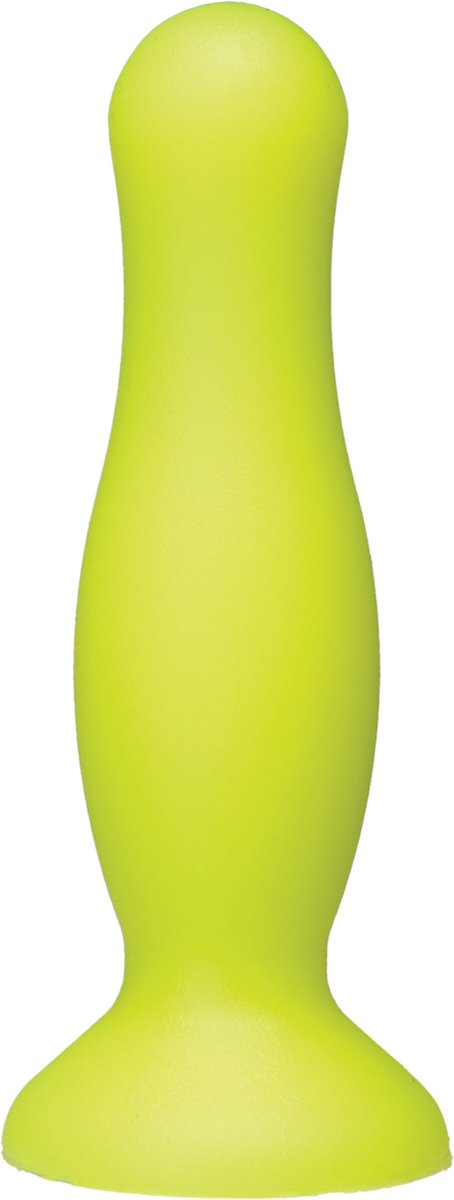 Goedkoopste American Pop- Mode - Silicone Anal Plug - 4 Inch - Yellow