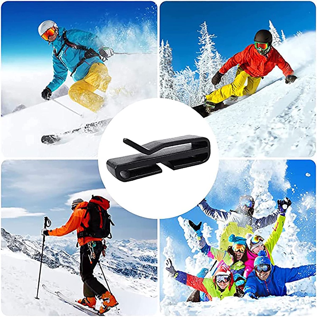 Skihelm Combo Skibril Smith Kids Glide Mips Rascal Cobalt