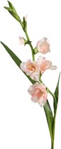 Viv! Home Luxuries Gladiool - zijden bloem - lichtroze - topkwaliteit