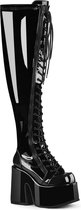 Demonia Platform Bottes femmes -42 Chaussures- CAMEL-300WC US 12 Zwart