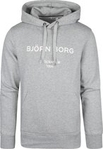 Bjorn Borg - Hoodie Grijs Logo - M - Regular-fit