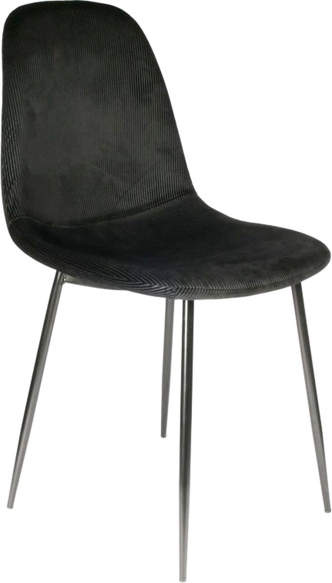 Set van 2 eetkamerstoelen STURGIS Corduroy taupe Set van 2 eetkamerstoelen STURGIS Corduroy taupe
