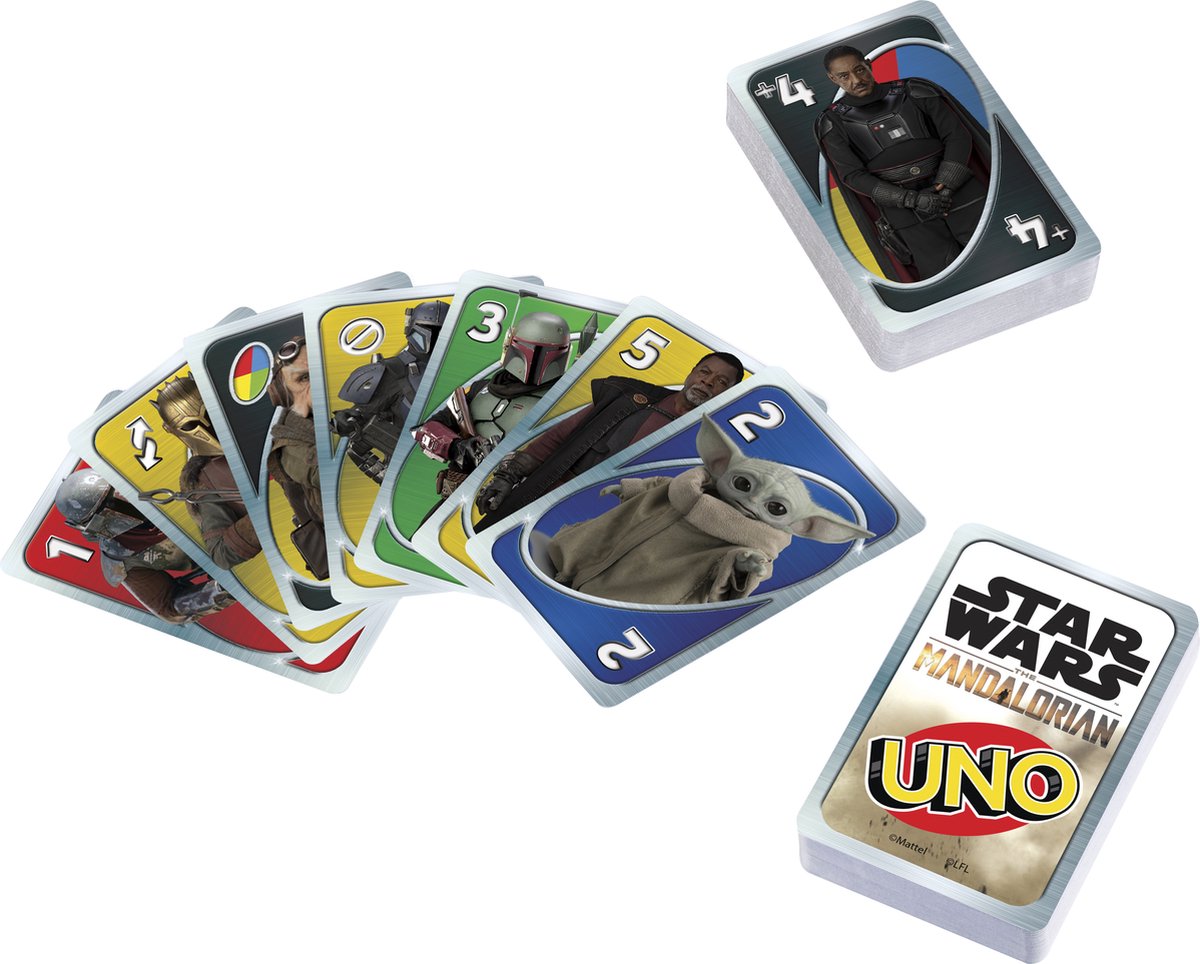UNO Star Wars: The Mandalorian - Mattel Games - Kaartspel — afbeelding 2
