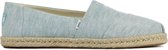 TOMS Espadrilles Dames / Instappers / Damesschoenen - Canvas - Alpargata chamb - Jeans blauw - maat 37