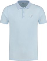 Purewhite Poloshirt Garment Dye Basic Polo 22010817 Lt Blue 39 Mannen Maat - L