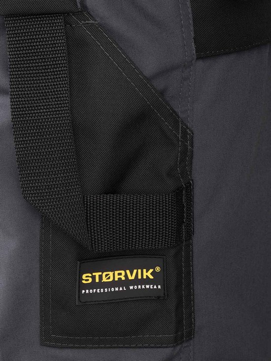 STØRVIK Job Pantalon de travail Court Homme - Taille M - Anthracite