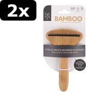 2x ROSKAM FIJN ROTEREND BAMBOE 31 TAND