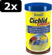 2x TETRA CICHLID GRANULES 500ML