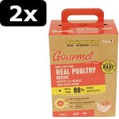 2x NATYKA GOURMET ADULT S POULTRY 3KG