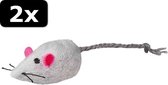 2x PLUCHE MUIZEN 5CM 160ST